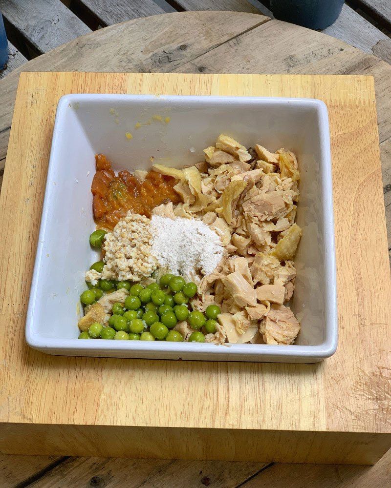 ration ménagère bouledogue